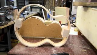 Bending Guitar Sides from my Steambox Luthier Acoustic Building Process