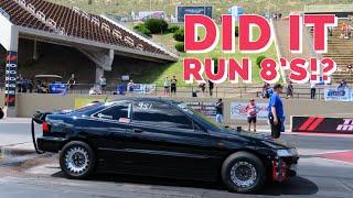 Colorado vs Utah Drag racing AWD integra 8 second passes