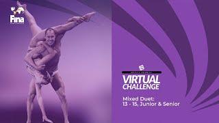 First ever Artistic Swimming Virtual Challenge  Mixed Duet 13-15 Junior & Senior and Awards