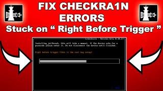 Fix Checkra1n -31 Jailbreak ErrorFix Right Before Trigger Error iOS 12.5.714.8 iPhone 5S iPadMini2