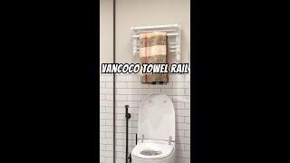 Our Vancoco electric towel rail is a completely intelligent living bathroom solution