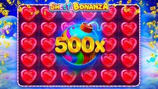 ПОЙМАЛ Х800 ПО СТАВКЕ 2500Р В SWEET BONANZA СЫГРАЛИ СЕРДЦА НА Х100  ЗАНОСЫ НЕДЕЛИ