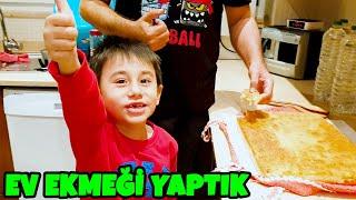 EV EKMEĞİ YAPTIK ÇOK LEZZETLİ OLDU  EGEMEN KAAN İLE EVDE EKMEK YAPIYORUZ #EVDEKAL