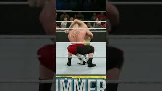 WWE 2K15 Brock Lesner got no chill#shorts #wwe