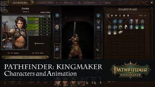 Pathfinder Kingmaker. Characters and animation