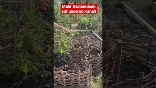 Gartenidee Das Hochbeet dass sich selbst düngt - Das Schlüssellochbeet - Gartengestaltung