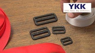 YKK® Tri-Bar Adjustable Webbing Slider Demo