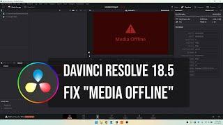 Fix Media Offline Warning for H.265 files in DaVinci Resolve  2023