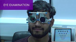 Checking if you need glasses - What to expect during your eye examination