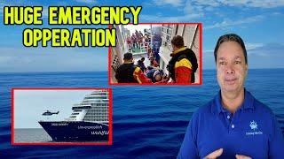 LARGEST RESCUE OPPERATION AT SEA EVER - CRUISE NEWS