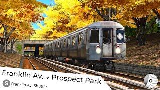 OpenBVE - FRANKLIN AV. to PROSPECT PARK New York City Subway S Line