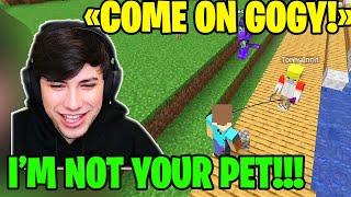 George being Tommys PET In Dream SMP