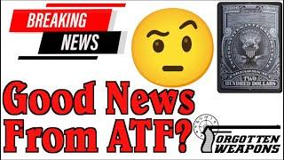 ATF Update More Transferrable MGs and One-Week NFA Transfers