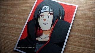 Speed Drawing Itachi Uchiha - Desenhando Iachi Uchiha  Naruto 