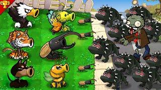 Plants vs Zombies  Dog Zombie vs Insect Pea and Animal Pea Team - Who is best ?