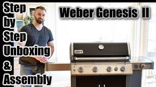 How to Assemble a Weber Genesis II Grill Step by Step of E435 Model