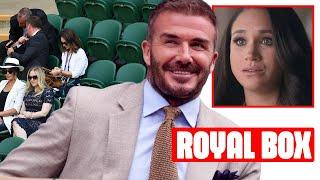 Meghan SEETHING As David Beckham TROLLING Her At Wimbledon Youre BANNED From Royal Box