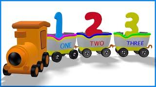 Learn To Count Numbers  123 Counting  1234 Number Train  Preschool & Kindergarten Education