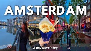 FIRST TIME TRAVELLING TO AMSTERDAM   2-Day Travel Vlog in Netherlands