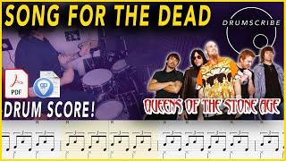 Song For The Dead - Queens of the Stone Age  DRUM SCORE Sheet Music Play-Along  DRUMSCRIBE