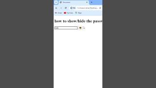 How to Hide & Show Passwords on Your Website Using HTML CSS & JavaScript  Password Toggle