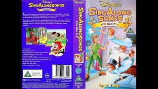 Disneys Sing Along Songs You Can Fly 1993 UK VHS