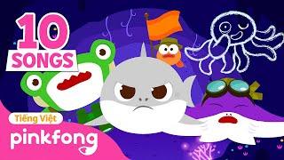 Bài hát sắc màu của Cá Mập Con  Baby Sharks Color Songs + Tuyển tập  Pinkfong - Nhạc thiếu nhi