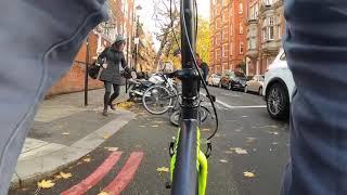 Polite cyclist hits polite pedestrian - London