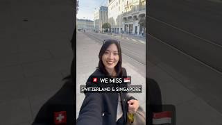 WHAT WE MISS ABUT SINGAPORE AND SWITZERLAND   #singapore #switzerland #livingabroad