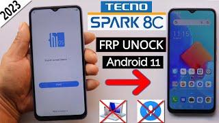 Tecno Spark 8c KG5K Android 11 Frp Bypass 2023 Without PC  Without Disable Google Play Service
