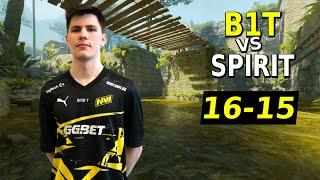 INSANE GRAND FINAL  b1t 16-15 vs Spirit  BLAST Premier Spring Final 2024 CS2 POV