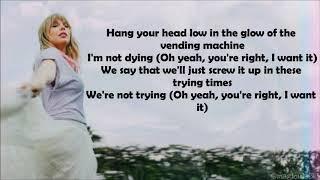 Taylor Swift - Cruel Summer Lyrics