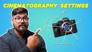 Cinematic Video Settings On Your Camera   #cinematography #videography #camerasettings #camera