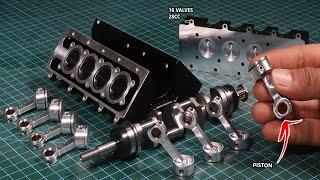 Smallest V8 Engine Assemle and Running