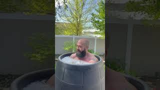 Ice barrel. Take your cold plunge to the next level. @icebarrel #icebath #plunge #fitness #wimhof