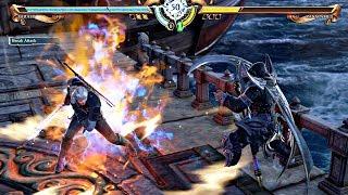 SOULCALIBUR 6 - Geralt vs Zasalamel & Geralt Transformation + Finisher Soul Edge PS4 Pro