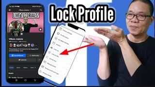 How to lock Profile on Facebook  Paano mag lock profile sa Facebook 2024