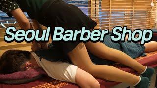 방콕 서울 이발관 아담한 체구와 달리 파워풀하면서 세심한 손길의 마사지 Seoul Barber Shop BangkokThailand