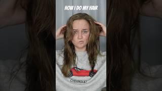 How I style my hair #hairstyle #hair