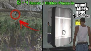 10+4 Secret & Hidden places in GTA San Andreas NO BUG OR MOD