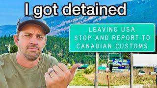 I got detained at the Canadian border.  arrested if I go back