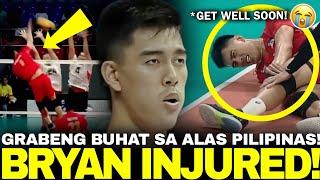 Bryan Bagunas INJURED GRABENG BUHAT sa ALAS PILIPINAS Vs INDONESIA   SEA V.LEAGUE MENS 2024