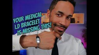 Whats on your Medical I.D. Bracelet and why you NEED THEM? Bet you didnt know THIS  