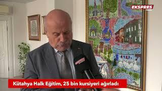 Kütahya Halk Eğitim 25 bin kursiyeri ağırladı