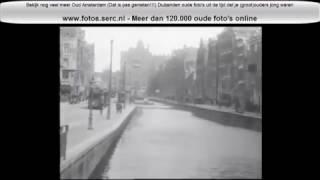 Het Rokin in Amsterdam gefilmd in 1924