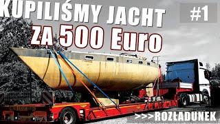 #1 Kupiliśmy jacht morski za 500 Euro. Jacht za darmo. Sailing Phantom. Budowa łodzi.