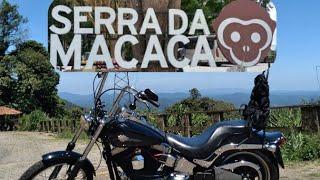 Subindo a Serra da Macaca - Softail fx