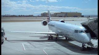 American Eagle CRJ-900  Phoenix to Albuquerque  4K Video