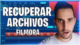 como RECUPERAR ARCHIVOS de FILMORA