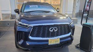 2023 Infiniti QX60 Luxe AWD in 2-Tone Grand Blue